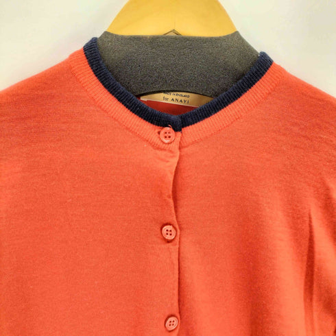 ジョンスメドレー JOHN SMEDLEY 英国製 ウール100% クルーネックカーディガン レディース JPN:S
