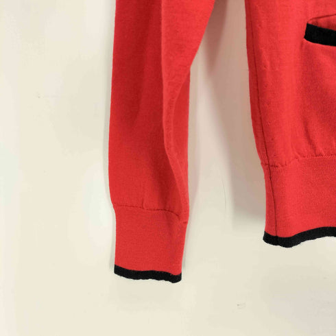 ジョンスメドレー JOHN SMEDLEY 英国製 ウール100% クルーネックカーディガン レディース JPN:S