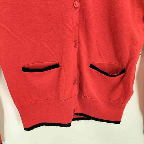 ジョンスメドレー JOHN SMEDLEY 英国製 ウール100% クルーネックカーディガン レディース JPN:S