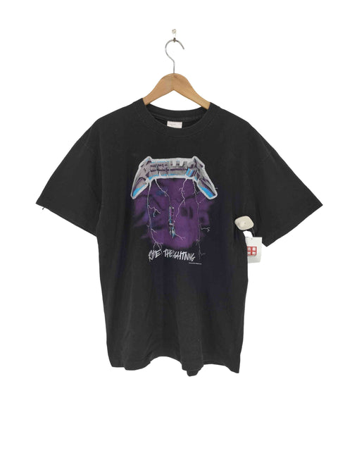 1994 RIDE THE LIGHTNING 袖裾シングル 両面プリントバンドTシャツ メンズ XL