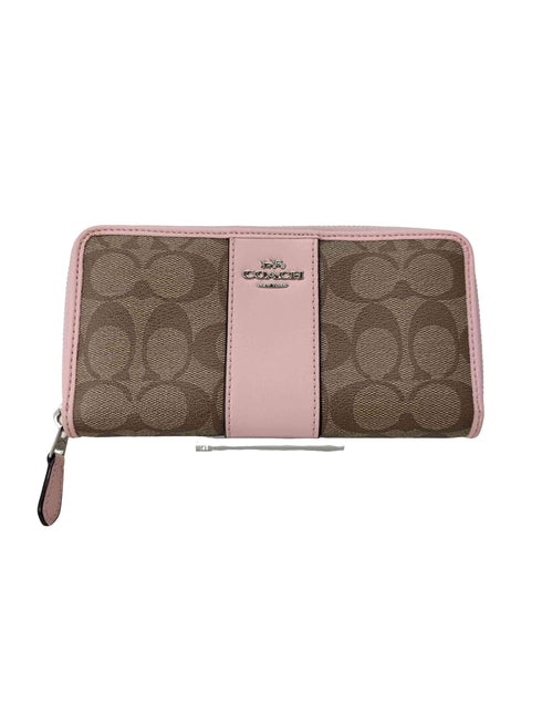 コーチ COACH PVCレザー シグネチャー長財布 レディース
