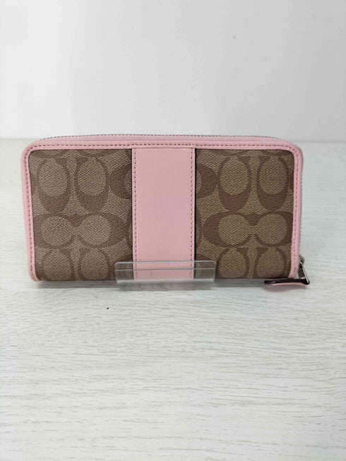 コーチ COACH PVCレザー シグネチャー長財布 レディース