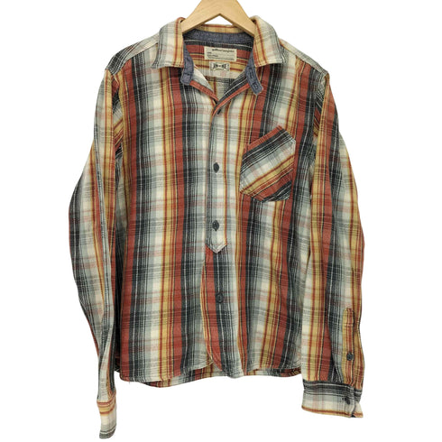 スペルバウンド SPELLBOUND L/S マチ付き ヘビーチェックネルシャツ メンズ JPN:3