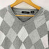 クレイボーン Claiborne アーガイル コットンニット メンズ import:XXL