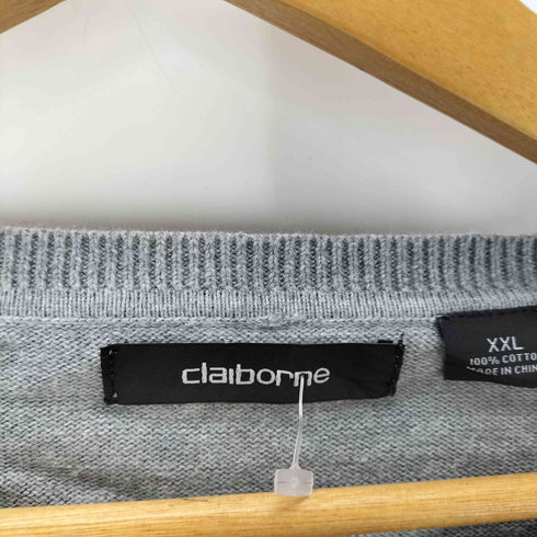 クレイボーン Claiborne アーガイル コットンニット メンズ import:XXL