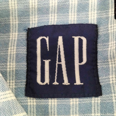 ギャップ Gap 90s OLD コットンL/Sチェックシャツ メンズ JPN:M