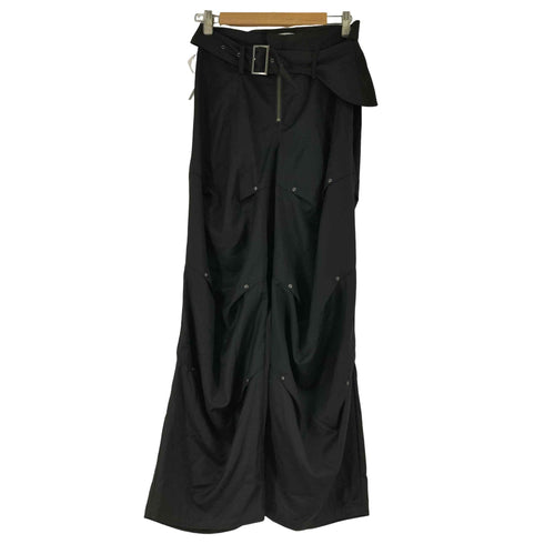 ラグナムーン LAGUNAMOON TUCK LOOSEY BELT パンツ レディース M