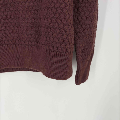 x denver hayes ハーフジップ 編み込みニット メンズ 2XL