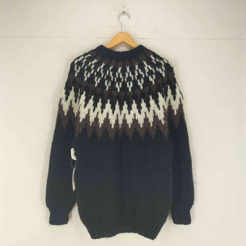 アクリルウール ノルディックセーター メンズ M-L