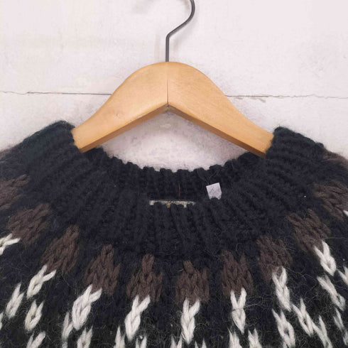 アクリルウール ノルディックセーター メンズ M-L