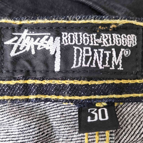 ステューシー Stussy rough and rugged インディゴテーパードデニム メンズ 30