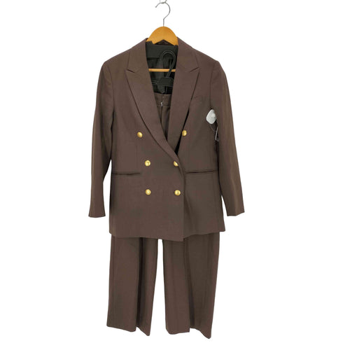 スーツカンパニー THE SUIT COMPANY ダブルブレストジャケット&パンツ レディース JKT:40 PNT:38