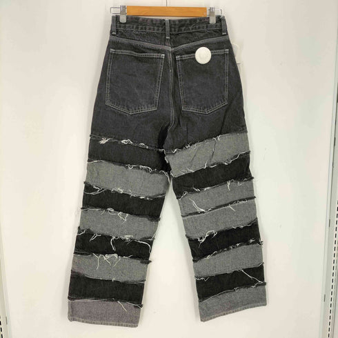 異本 ANOSELF ツギハギ フリンジデニムパンツ メンズ