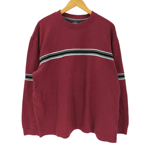 method ボーダー リブ カットソー メンズ import:XL