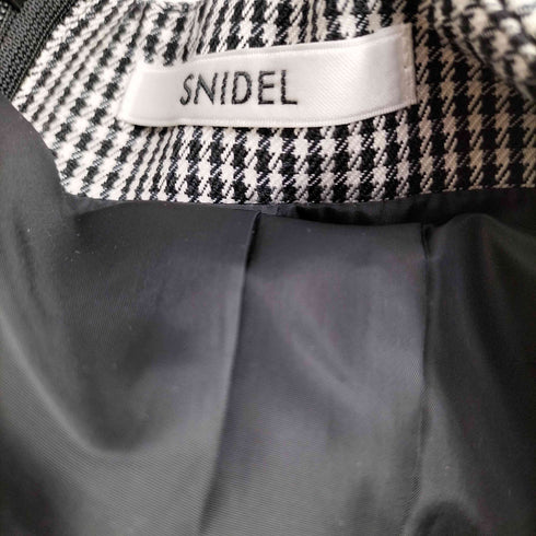 スナイデル snidel ハウンドトゥース カッティングキャミミニワンピース レディース 0
