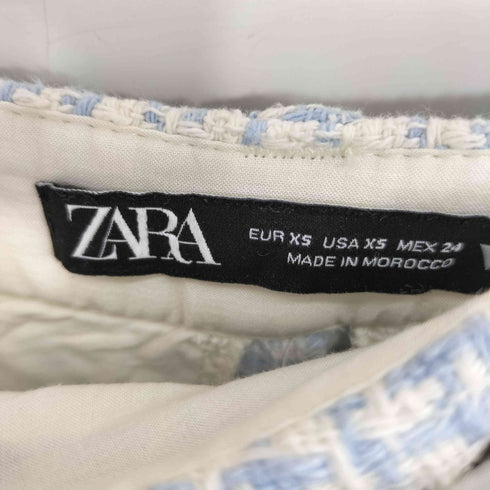 ザラ ZARA ツイードデザイン カットオフ ショートパンツ レディース