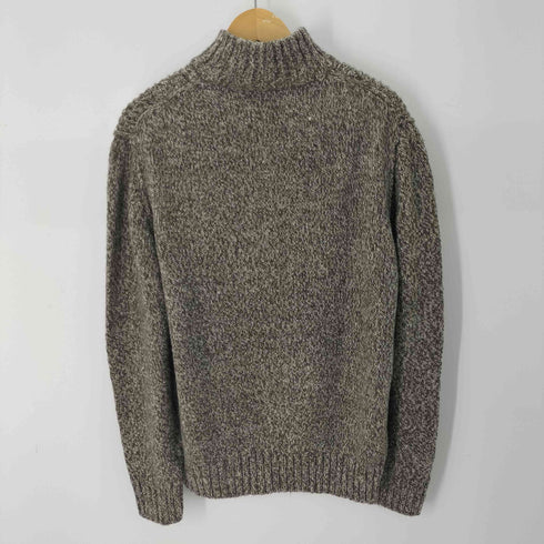 メランジ ハーフボタン ニット メンズ import:XL