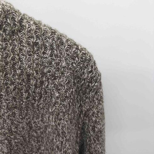 メランジ ハーフボタン ニット メンズ import:XL