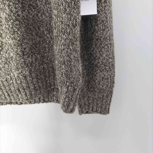 メランジ ハーフボタン ニット メンズ import:XL