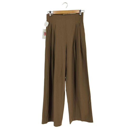 エストネーション ESTNATION ベルトレス ツータックワイド パンツ レディース 36