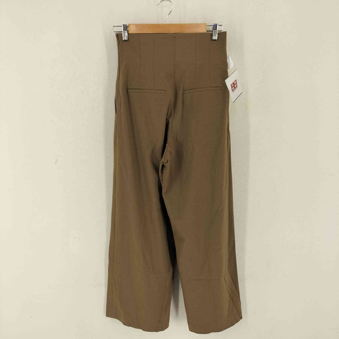 エストネーション ESTNATION ベルトレス ツータックワイド パンツ レディース 36