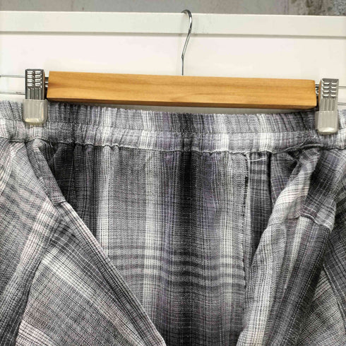 ジーナシス JEANASIS シャツライクアシメチェックスカート レディース FREE