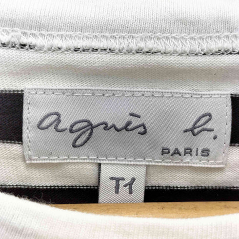 アニエスベー agnes b. ボーダー柄 カットソー レディース T1