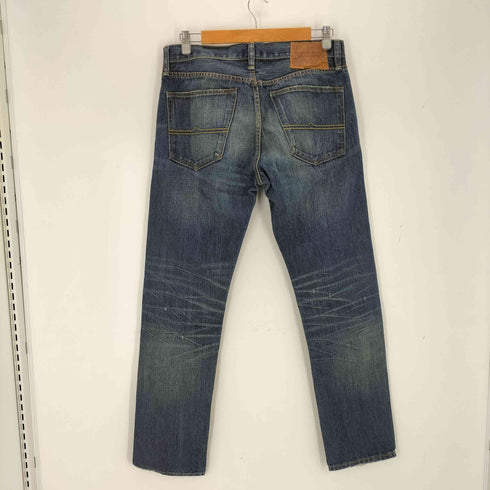デニムアンドサプライ ラルフローレン DENIM & SUPPLY RALPH LAUREN 裏地カモ柄 ボタンフライ インディゴデニム Y2K グランジ メンズ 31/32