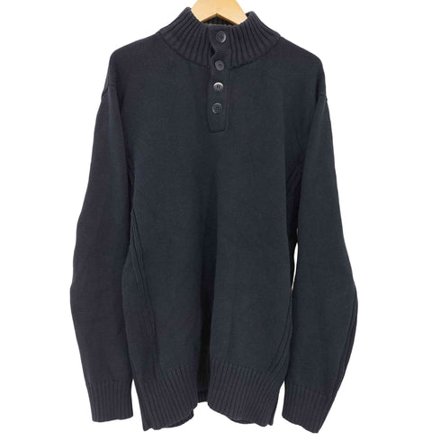 britches ハーフボタン ニット メンズ import:XL