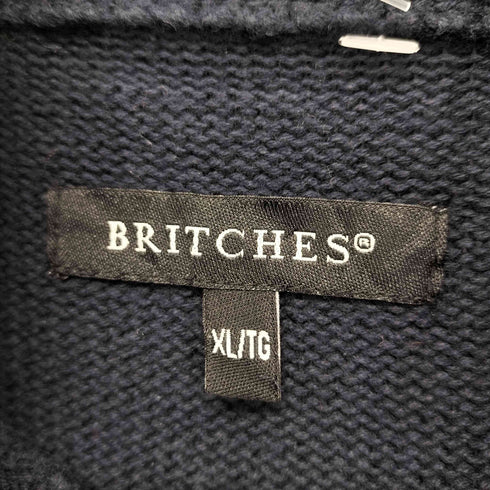 britches ハーフボタン ニット メンズ import:XL
