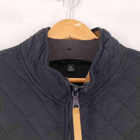 バナナリパブリック BANANA REPUBLIC キルティングジップアップベスト メンズ import:XL