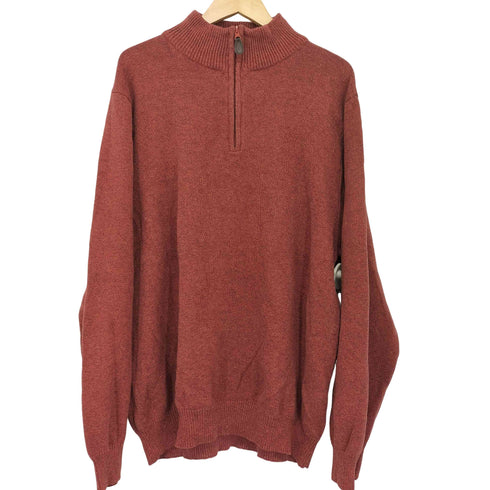 クラフトアンドバロー Croft&Barrow ハーフジップ ニット メンズ import:XL