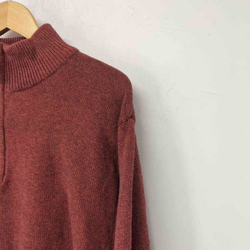クラフトアンドバロー Croft&Barrow ハーフジップ ニット メンズ import:XL