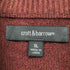クラフトアンドバロー Croft&Barrow ハーフジップ ニット メンズ import:XL