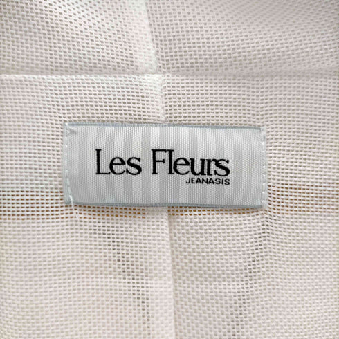 ジーナシス JEANASIS Les Fleurs メッシュZIPパーカー レディース FREE