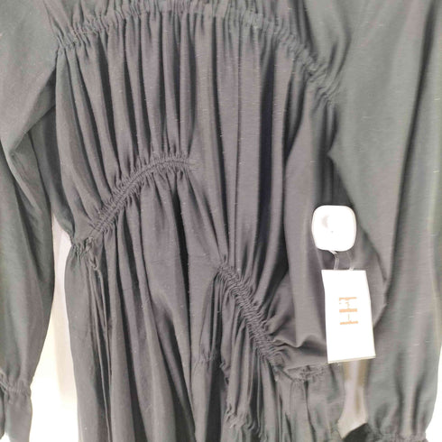 レイビームス Ray BEAMS アシメシャーリングワンピース レディース