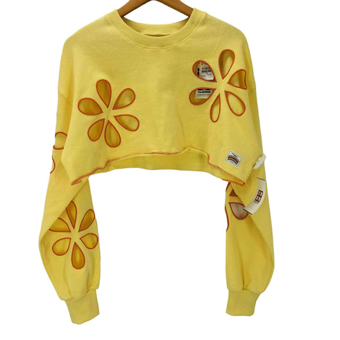 チャオパニックティピー CIAOPANIC TYPY HELLO.SANFRANCISCO フラワーカットアウトクロップドスウェット レディース ONE SIZE