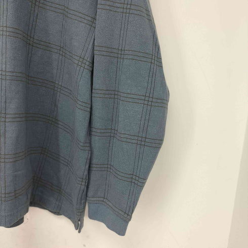 アロー ARROW 格子柄 L/S ポロシャツ メンズ import:L