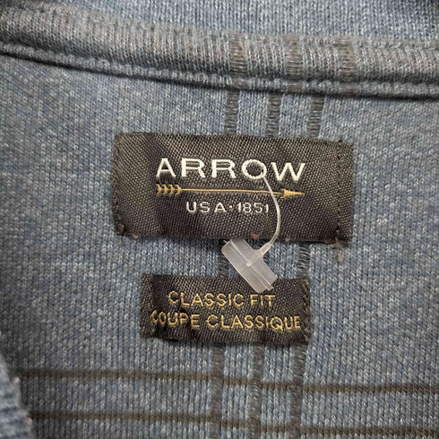 アロー ARROW 格子柄 L/S ポロシャツ メンズ import:L