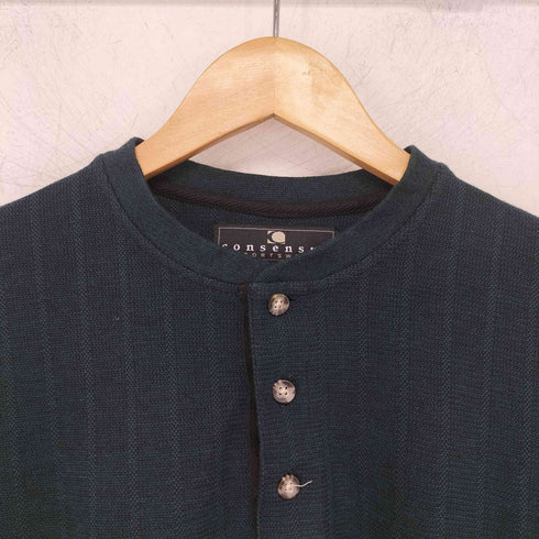 コンセンサス consensus ヘンリーネック カットソー メンズ import:S