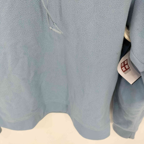 ナイキ NIKE 00s 銀タグ ロゴ刺繍デザイン フリース プルオーバーパーカー レディース M