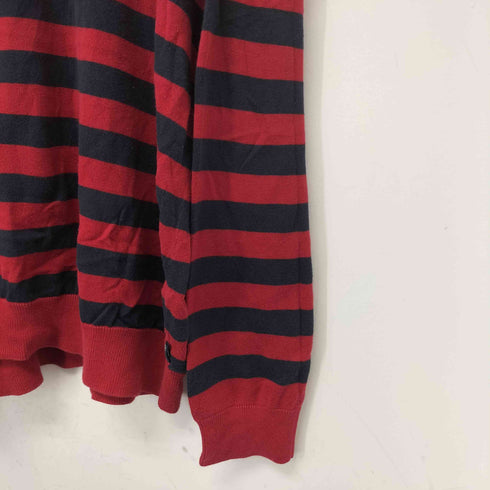 ノーティカ NAUTICA ボーダー ハーフジップニット メンズ import:XL