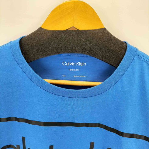 カルバンクライン CALVIN KLEIN ロゴプリントクルーネックTシャツ メンズ L