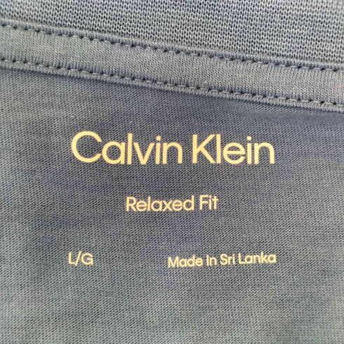 カルバンクライン CALVIN KLEIN ロゴプリントクルーネックTシャツ メンズ L