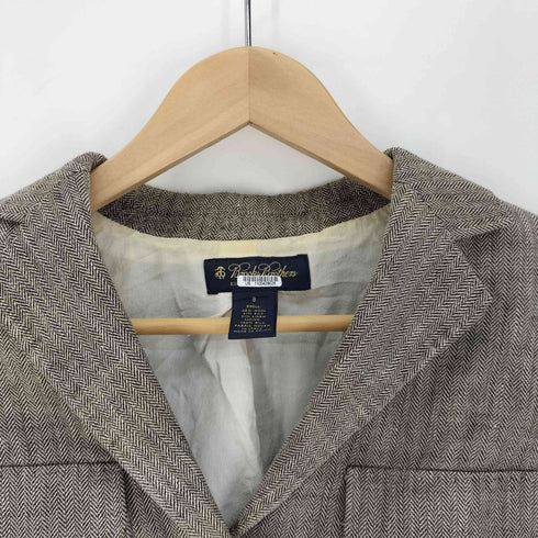 ブルックスブラザーズ BROOKS BROTHERS ウールシルク ヘリンボーン カバーオール レディース 8