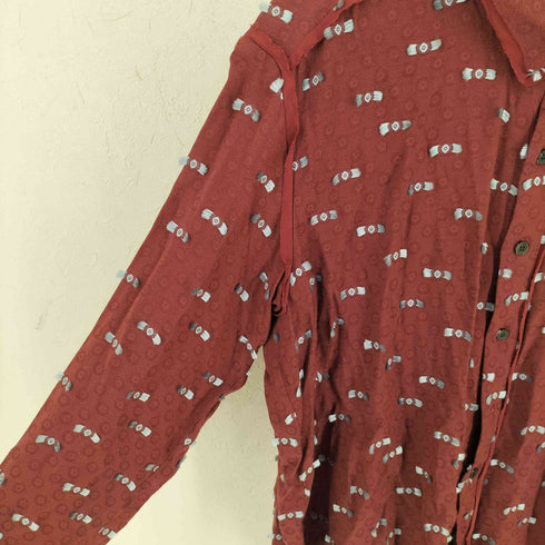 レイチェルコーミー RACHEL COMEY レーヨンポリ総柄シャツ レディース 8