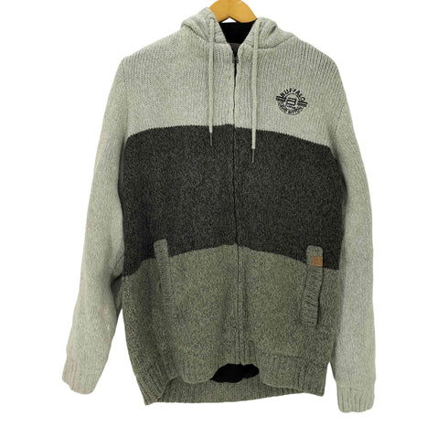 living the dream ニット ジップアップパーカー メンズ import:XL