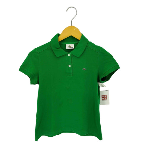 ラコステ LACOSTE ワンポイントロゴパッチ 半袖ポロシャツ レディース 38