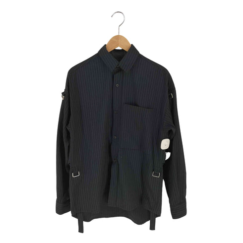 ヴェイパライズ VAPORIZE Big Belted Stripe Shirt メンズ