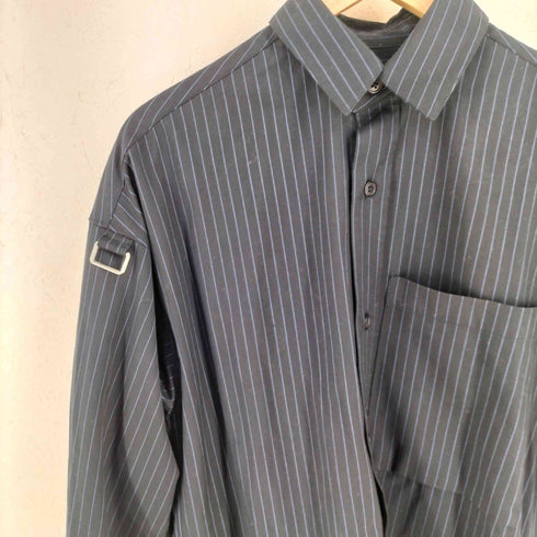 ヴェイパライズ VAPORIZE Big Belted Stripe Shirt メンズ